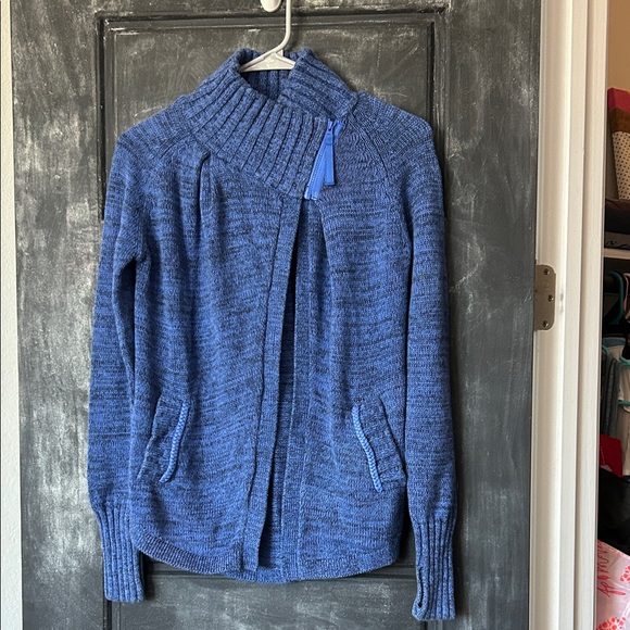 Ivivva Blue Cowl Neck Sweater - Picture 1 of 2